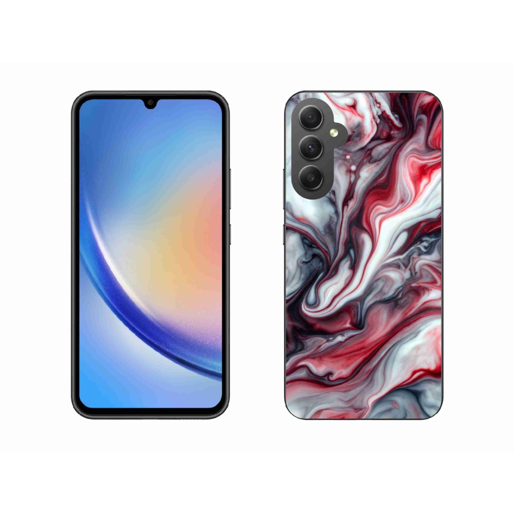 Gelový kryt mmCase na Samsung Galaxy A34 5G - abstraktní motiv 37