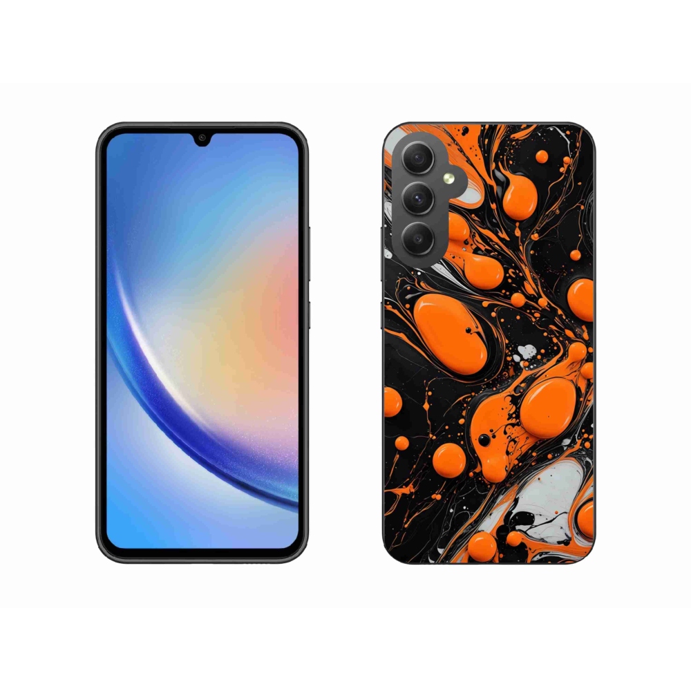 Gelový kryt mmCase na Samsung Galaxy A34 5G - abstraktní motiv 41