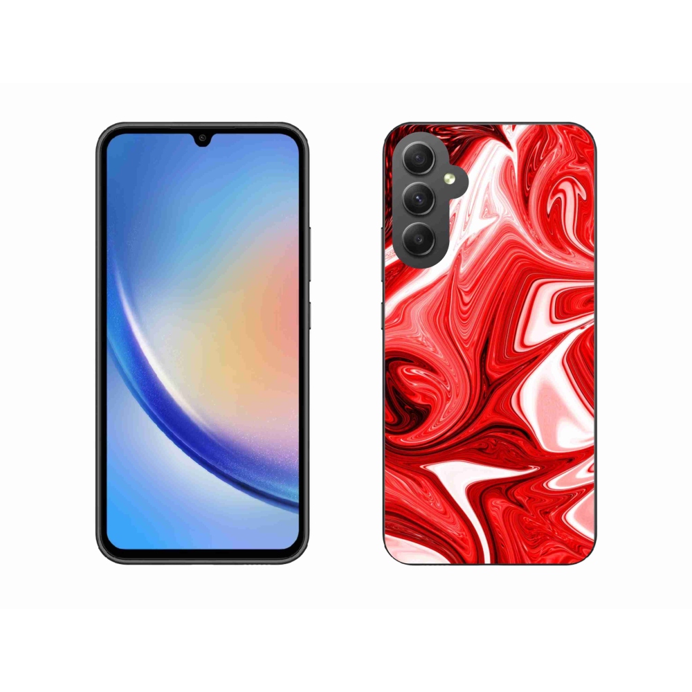 Gelový kryt mmCase na Samsung Galaxy A34 5G - abstraktní motiv 43