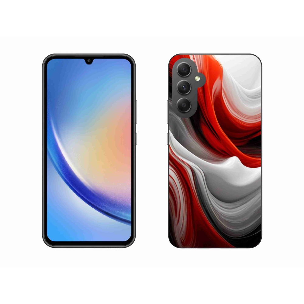Gelový kryt mmCase na Samsung Galaxy A34 5G - abstraktní motiv 47