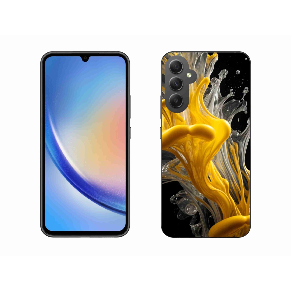 Gelový kryt mmCase na Samsung Galaxy A34 5G - abstraktní motiv 48