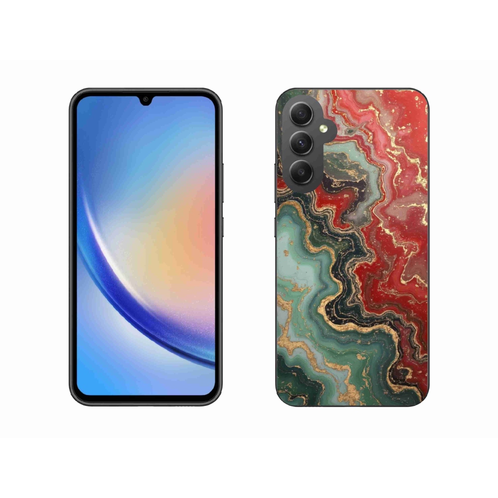 Gelový kryt mmCase na Samsung Galaxy A34 5G - abstraktní motiv 55