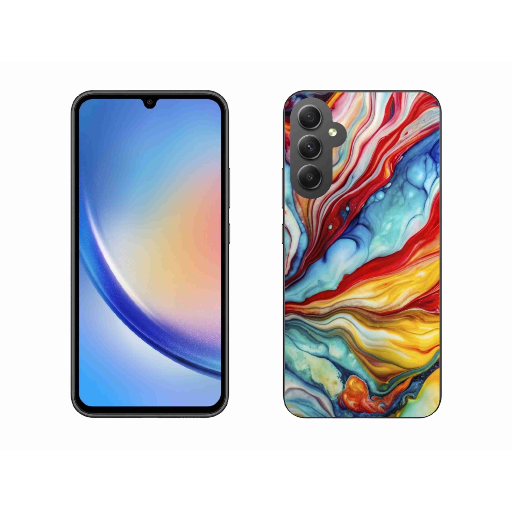 Gelový kryt mmCase na Samsung Galaxy A34 5G - abstraktní motiv 58