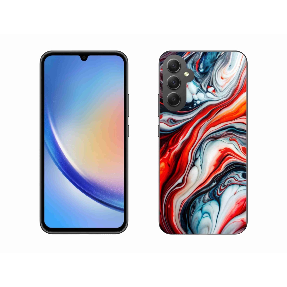 Gelový kryt mmCase na Samsung Galaxy A34 5G - abstraktní motiv 63