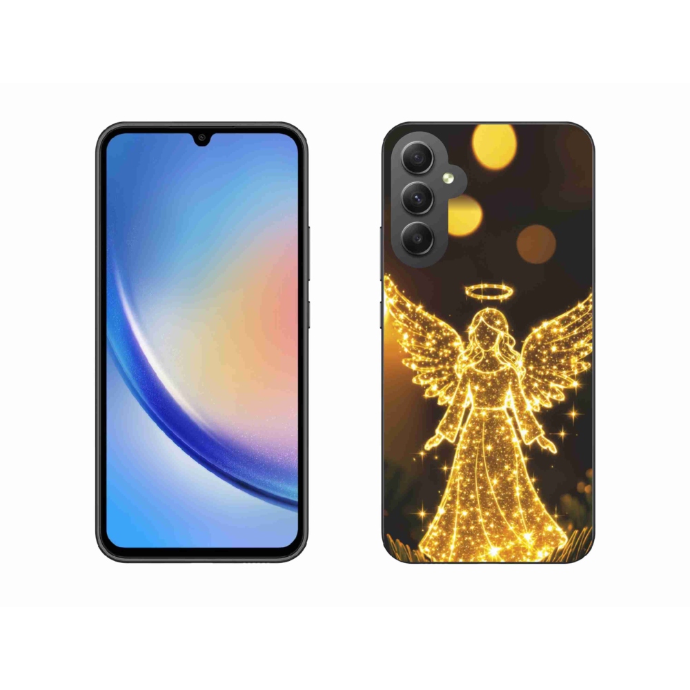Gelový kryt mmCase na Samsung Galaxy A34 5G - anděl
