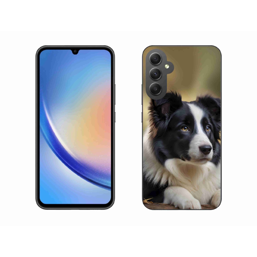 Gelový kryt mmCase na Samsung Galaxy A34 5G - border kolie 2