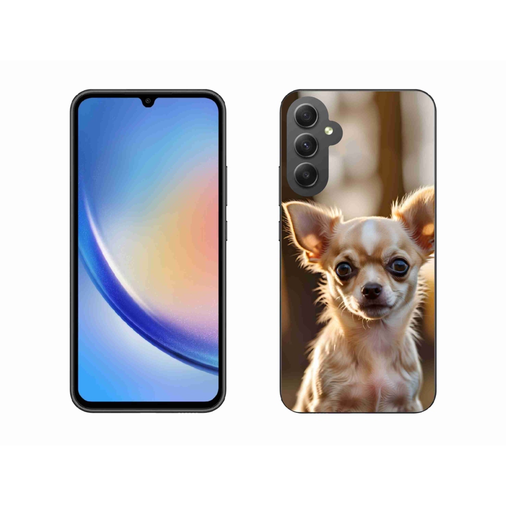 Gelový kryt mmCase na Samsung Galaxy A34 5G - čivava 6