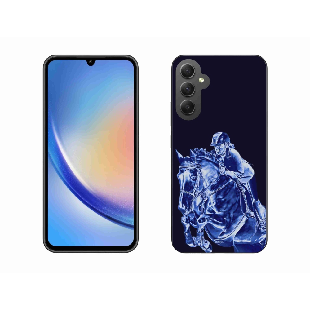 Gelový kryt mmCase na Samsung Galaxy A34 5G - dostihový kůň