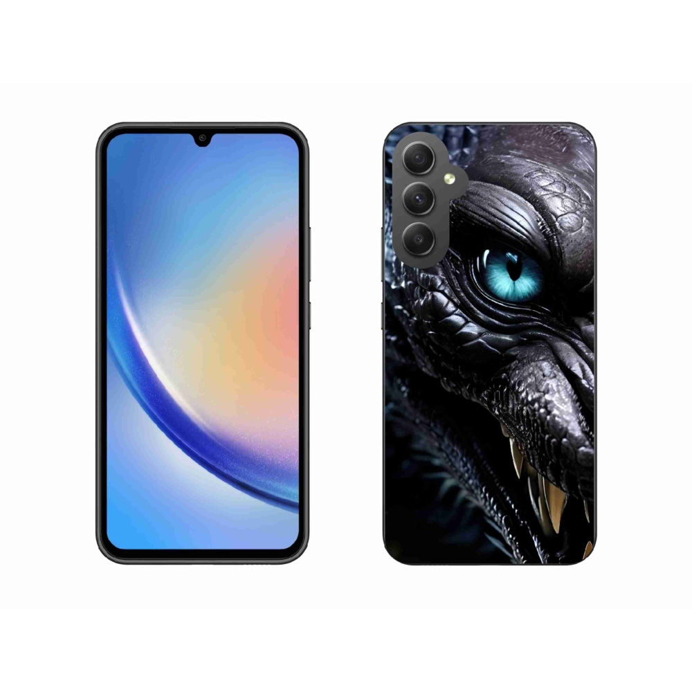 Gelový kryt mmCase na Samsung Galaxy A34 5G - dračí pohled