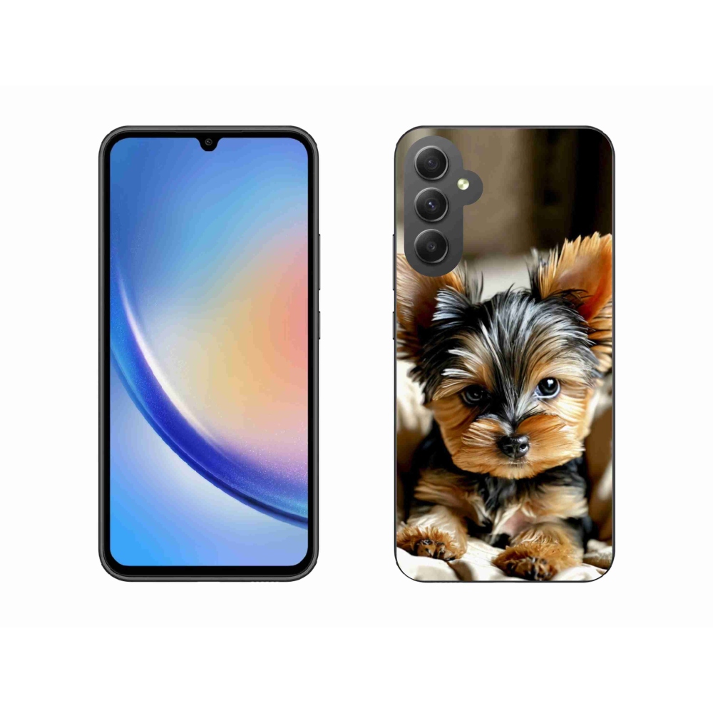 Gelový kryt mmCase na Samsung Galaxy A34 5G - jorkšír 11