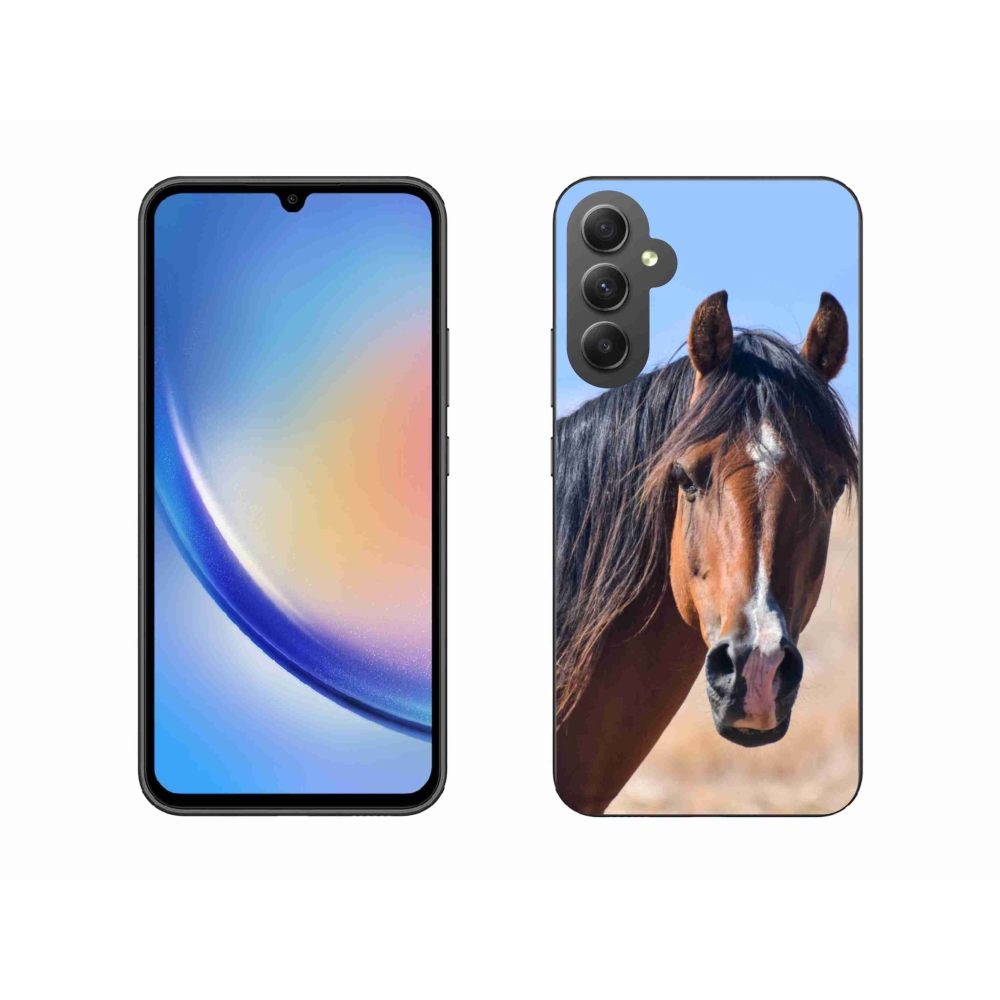 Gelový kryt mmCase na Samsung Galaxy A34 5G - klidný kůň