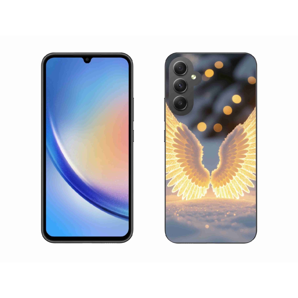 Gelový kryt mmCase na Samsung Galaxy A34 5G - křídla