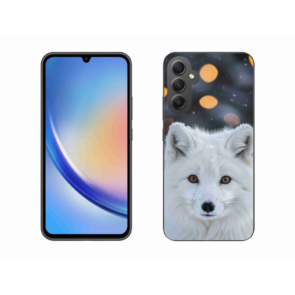 Gelový kryt mmCase na Samsung Galaxy A34 5G - liška polární