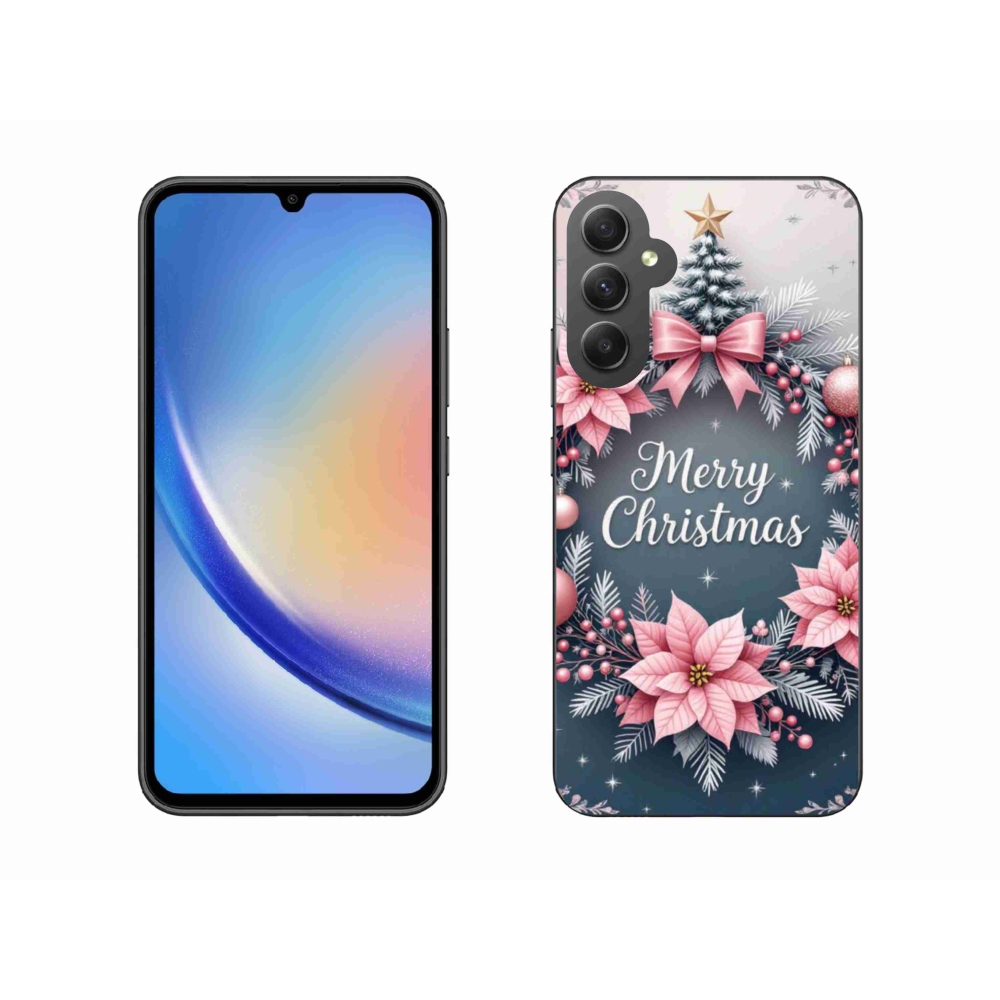 Gelový kryt mmCase na Samsung Galaxy A34 5G - merry christmas