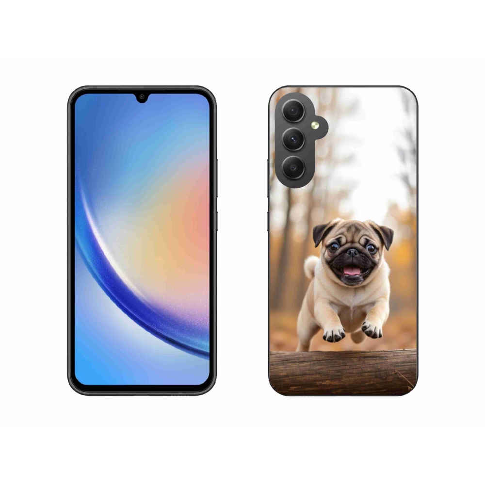 Gelový kryt mmCase na Samsung Galaxy A34 5G - mops 2