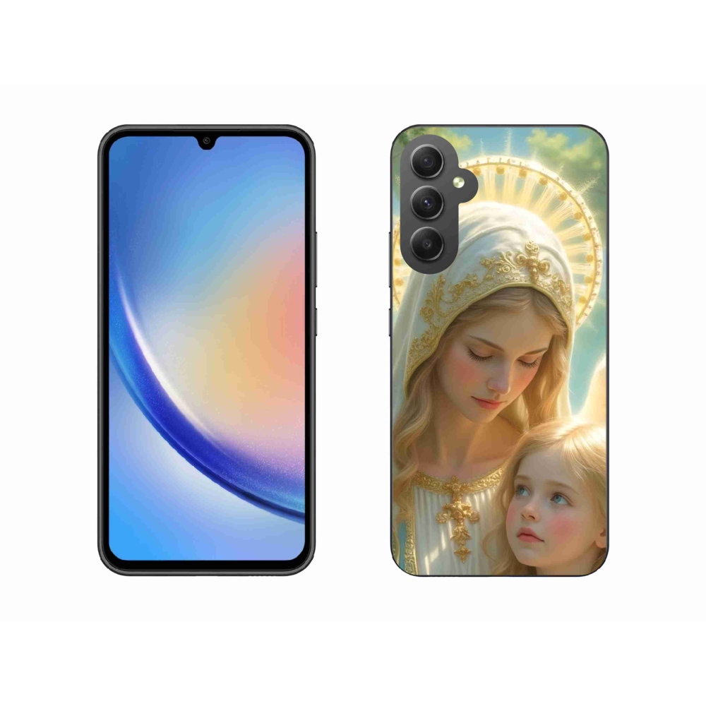 Gelový kryt mmCase na Samsung Galaxy A34 5G - náboženský motiv 2