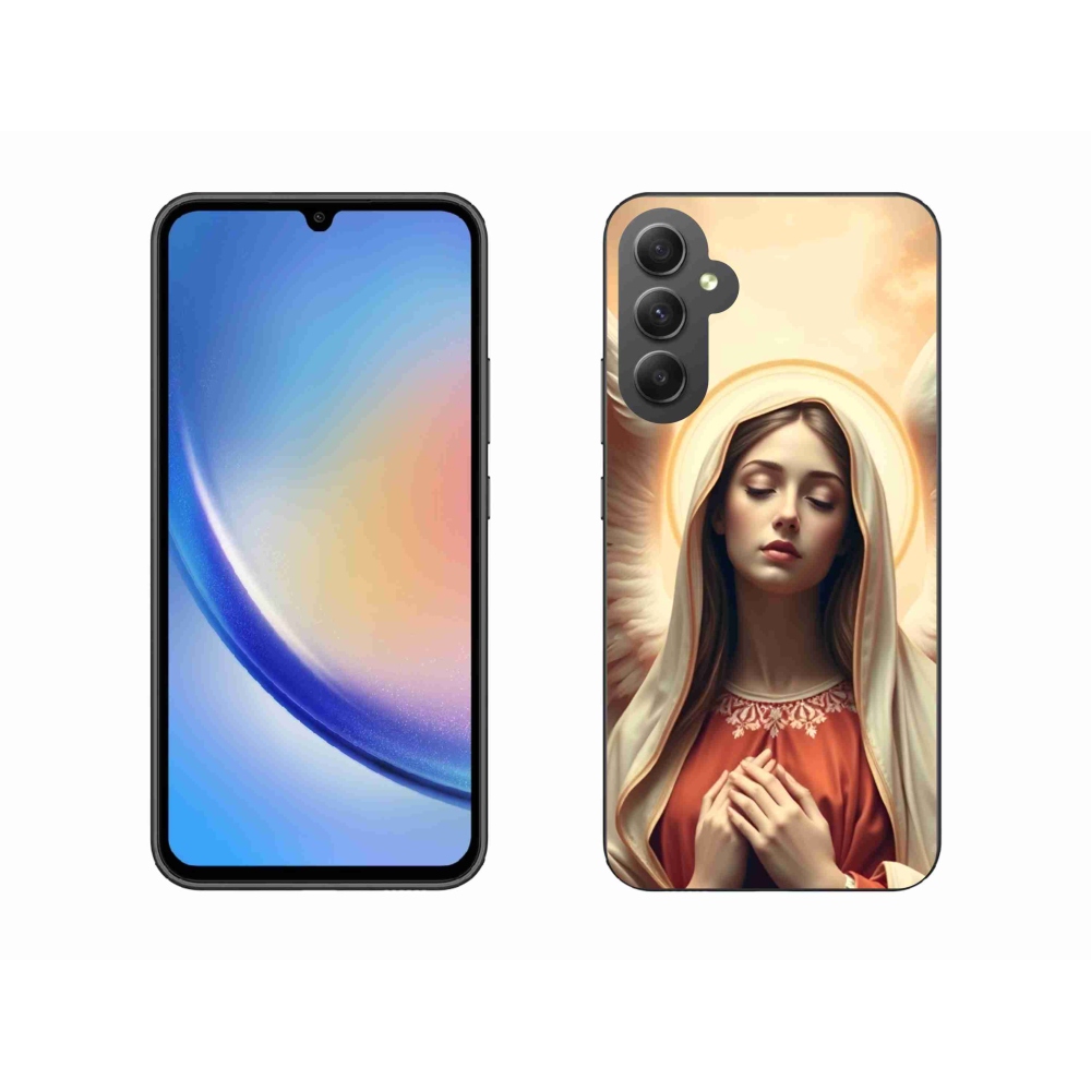 Gelový kryt mmCase na Samsung Galaxy A34 5G - náboženský motiv
