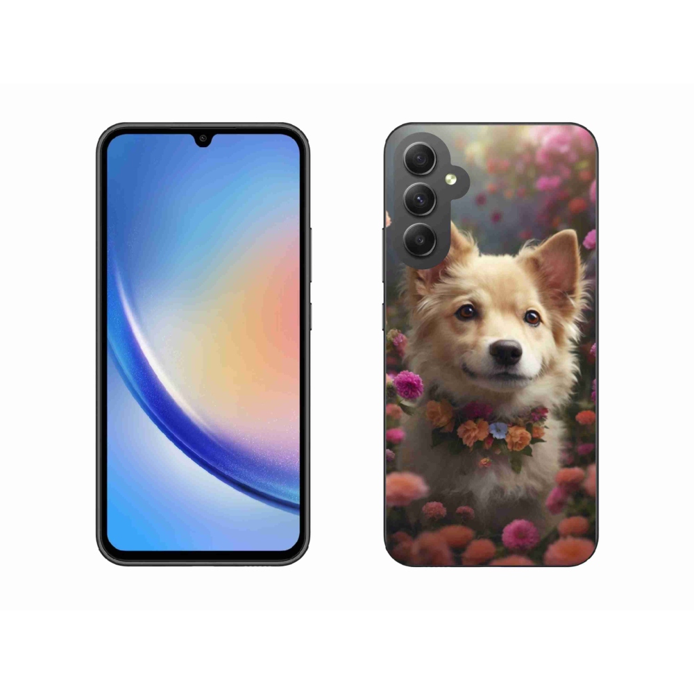 Gelový kryt mmCase na Samsung Galaxy A34 5G - německý špic