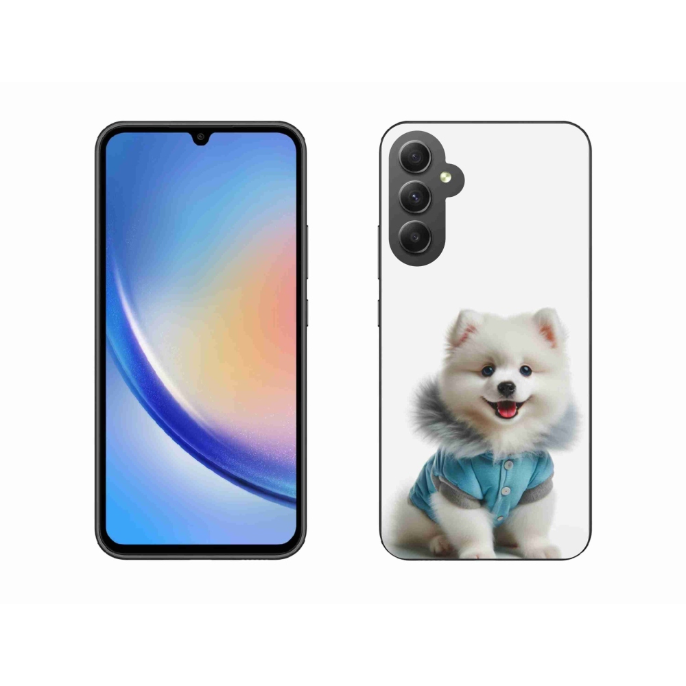 Gelový kryt mmCase na Samsung Galaxy A34 5G - pomeranian