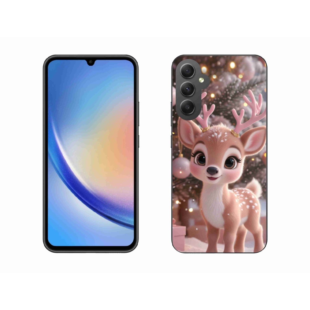 Gelový kryt mmCase na Samsung Galaxy A34 5G - roztomilý sob