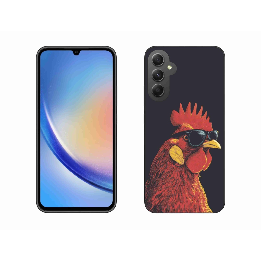 Gelový kryt mmCase na Samsung Galaxy A34 5G - stylový kohout