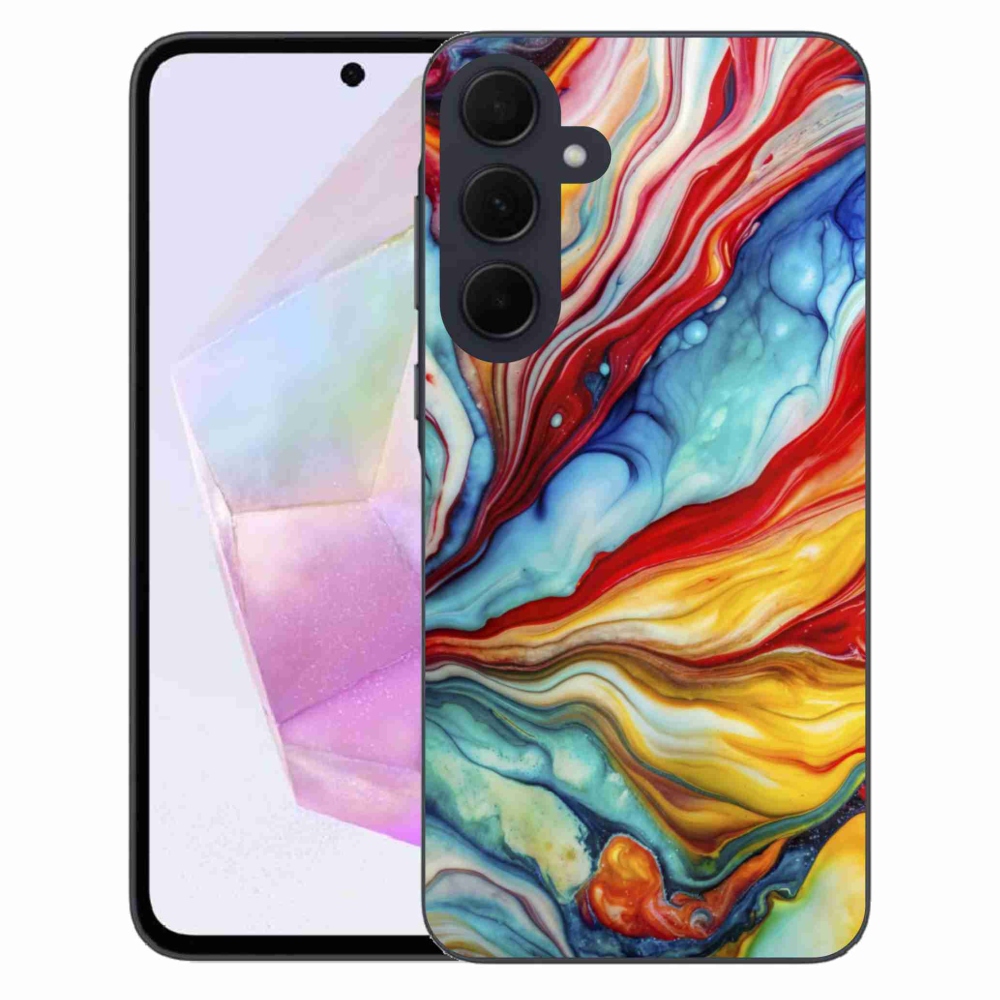 Gelový kryt mmCase na Samsung Galaxy A35 5G - abstraktní motiv 58