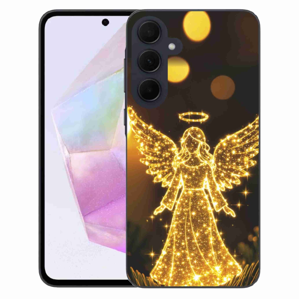 Gelový kryt mmCase na Samsung Galaxy A35 5G - anděl