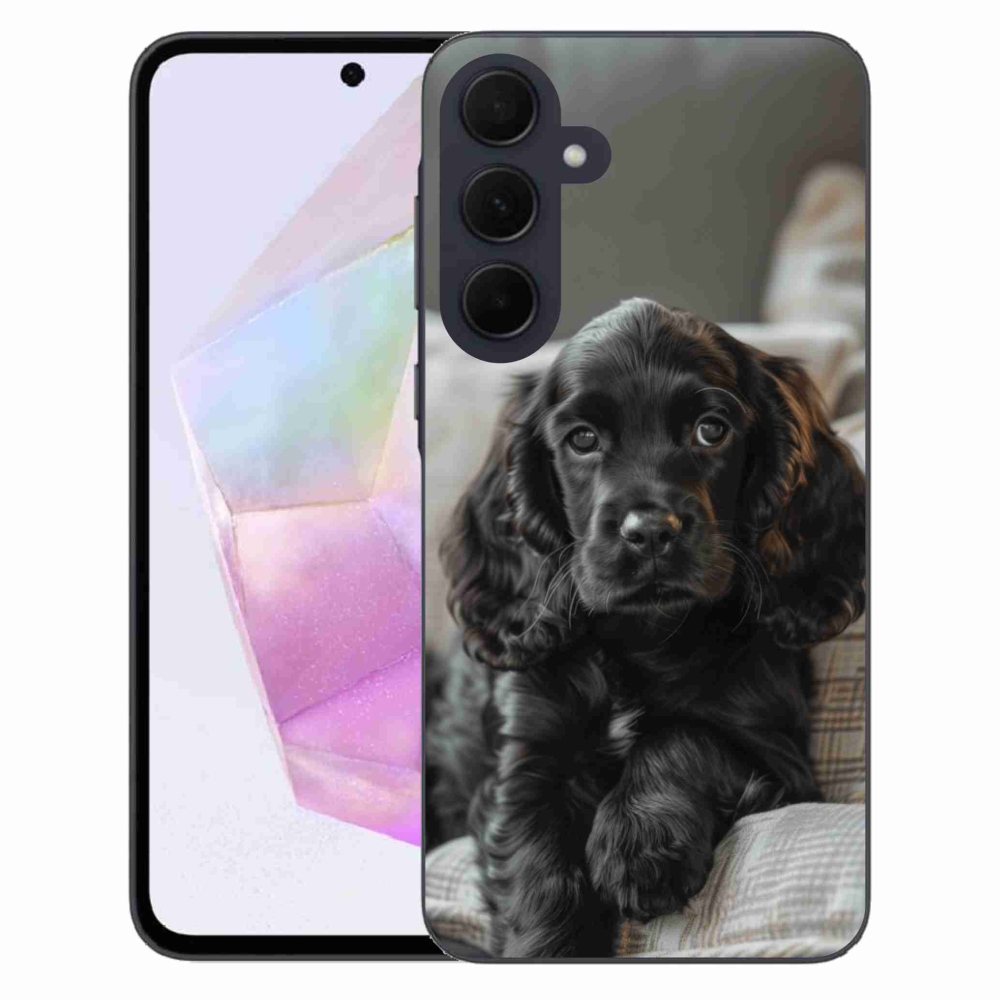 Gelový kryt mmCase na Samsung Galaxy A35 5G - anglický kokršpaněl