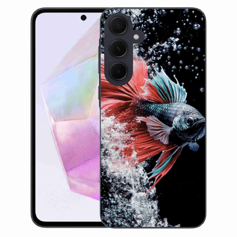 Gelový kryt mmCase na Samsung Galaxy A35 5G - bojovnice pestrá