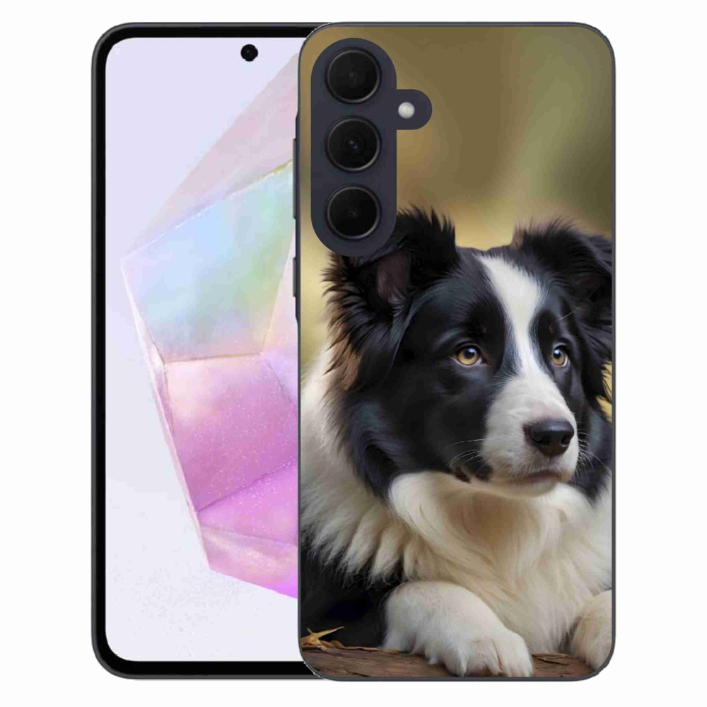 Gelový kryt mmCase na Samsung Galaxy A35 5G - border kolie 2