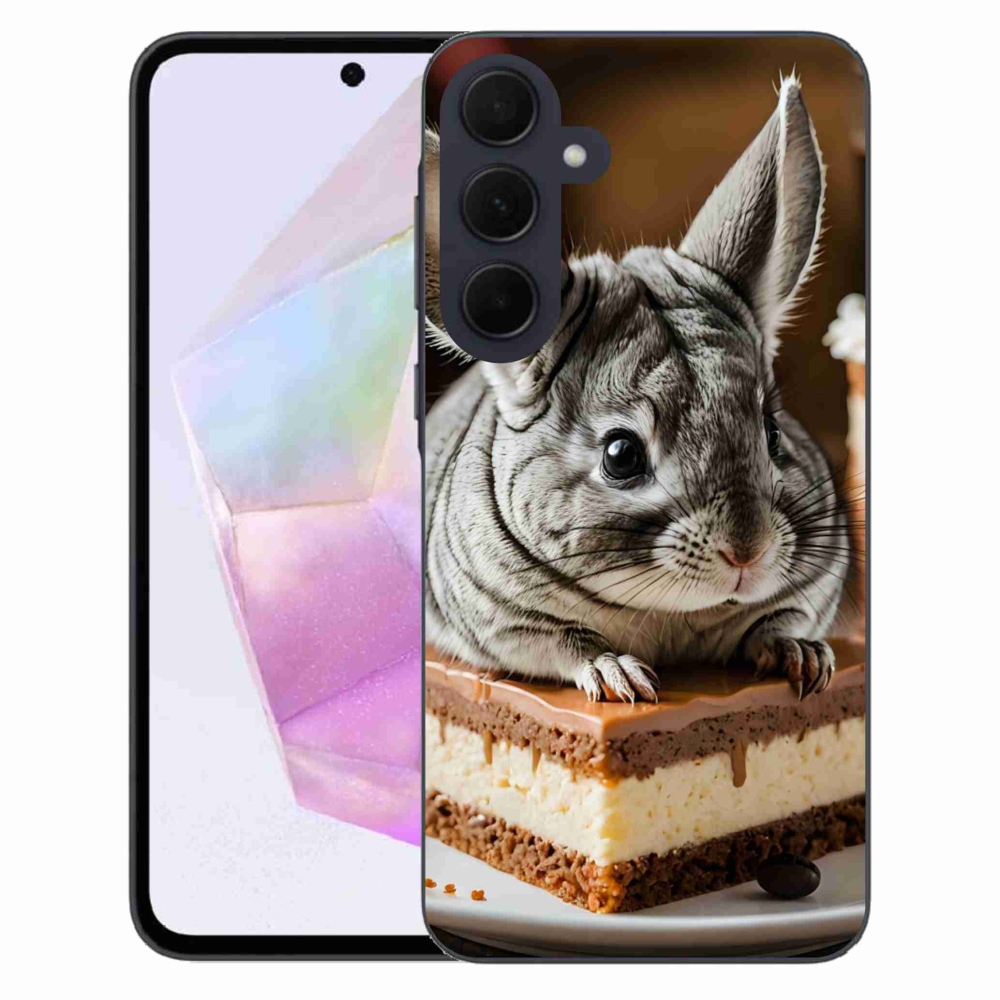 Gelový kryt mmCase na Samsung Galaxy A35 5G - činčila