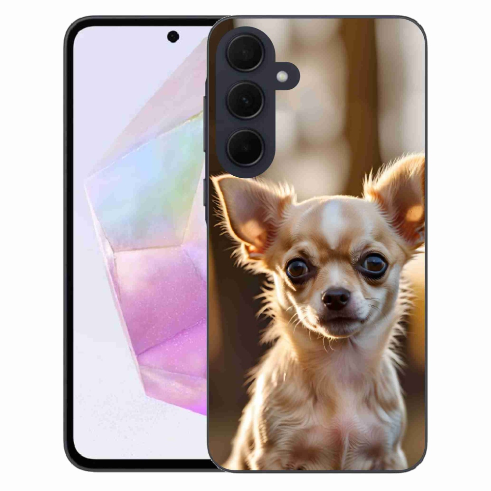 Gelový kryt mmCase na Samsung Galaxy A35 5G - čivava 6