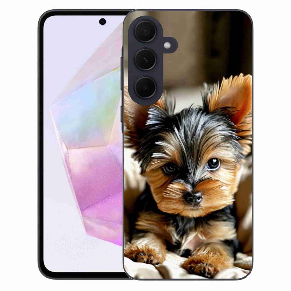 Gelový kryt mmCase na Samsung Galaxy A35 5G - jorkšír 11