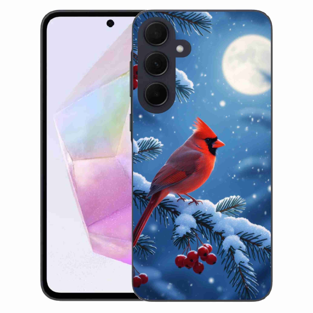 Gelový kryt mmCase na Samsung Galaxy A35 5G - kardinál červený