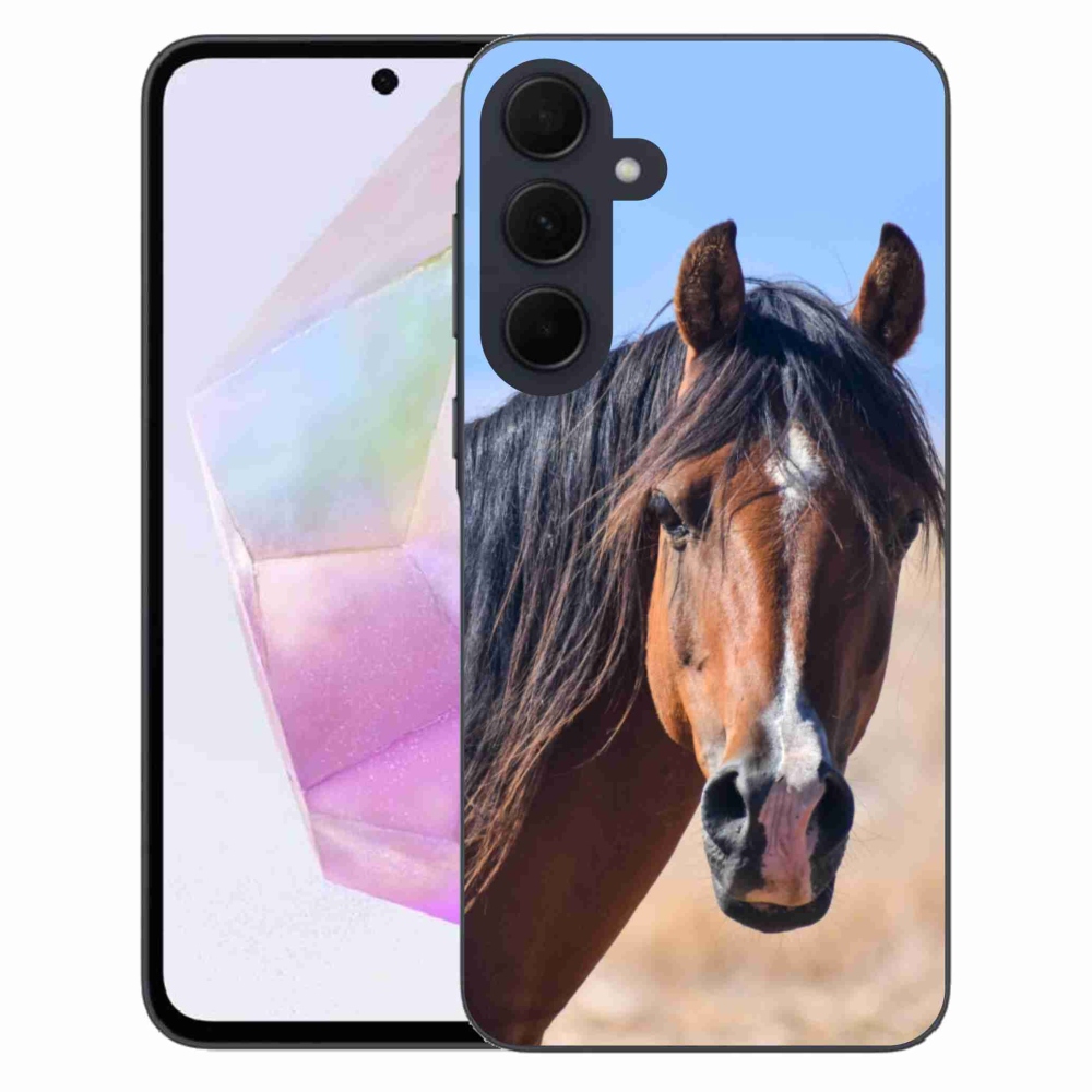Gelový kryt mmCase na Samsung Galaxy A35 5G - klidný kůň