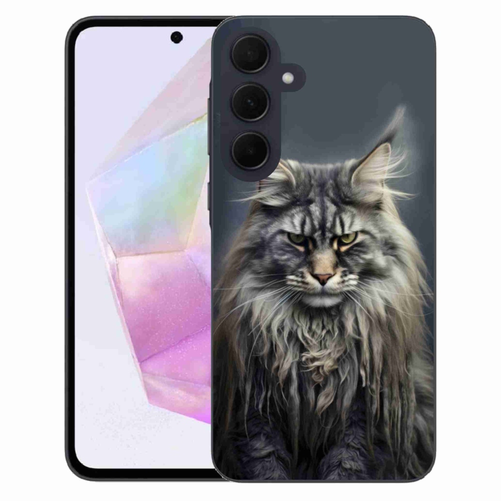 Gelový kryt mmCase na Samsung Galaxy A35 5G - kočíčí pohled 4