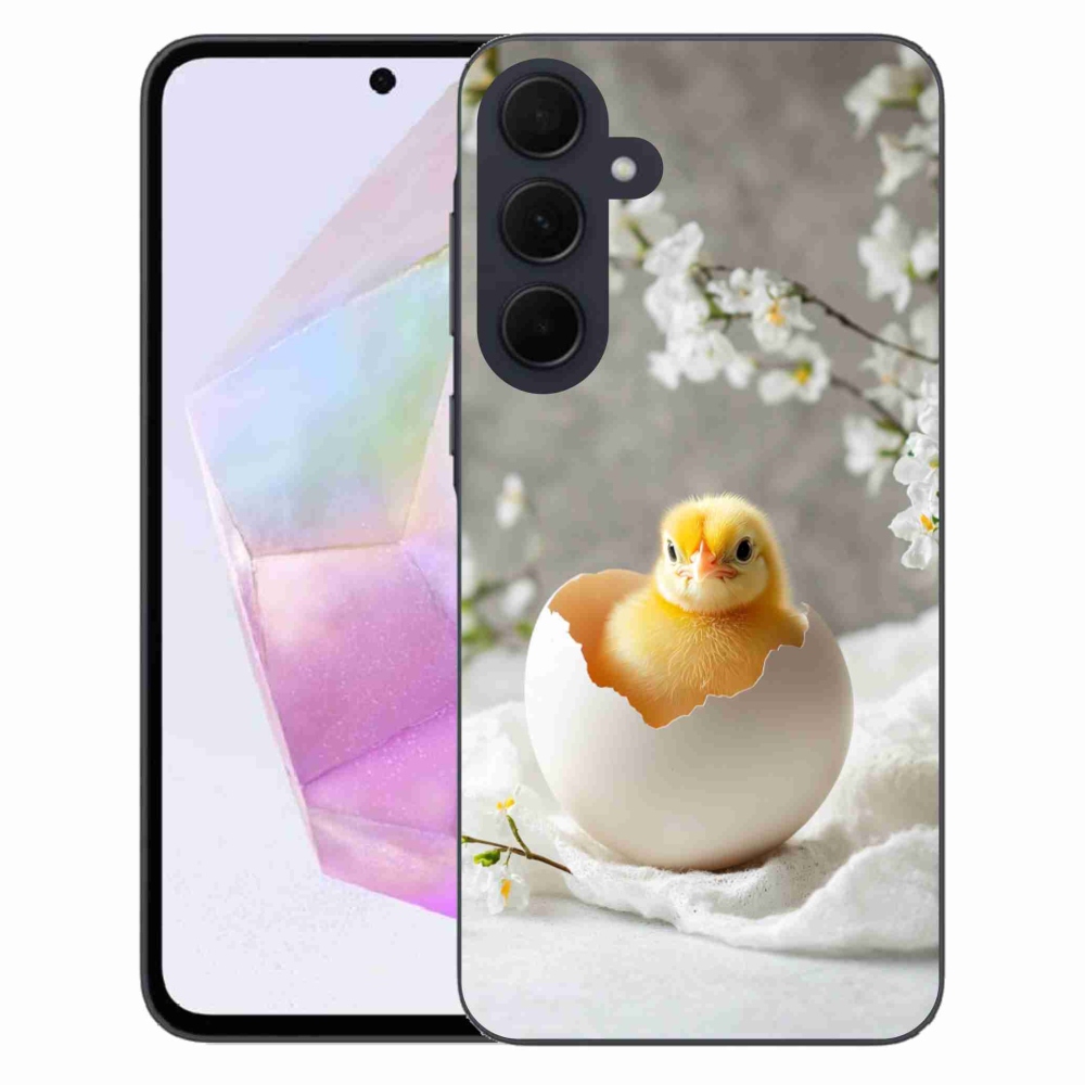 Gelový kryt mmCase na Samsung Galaxy A35 5G - kuřátko