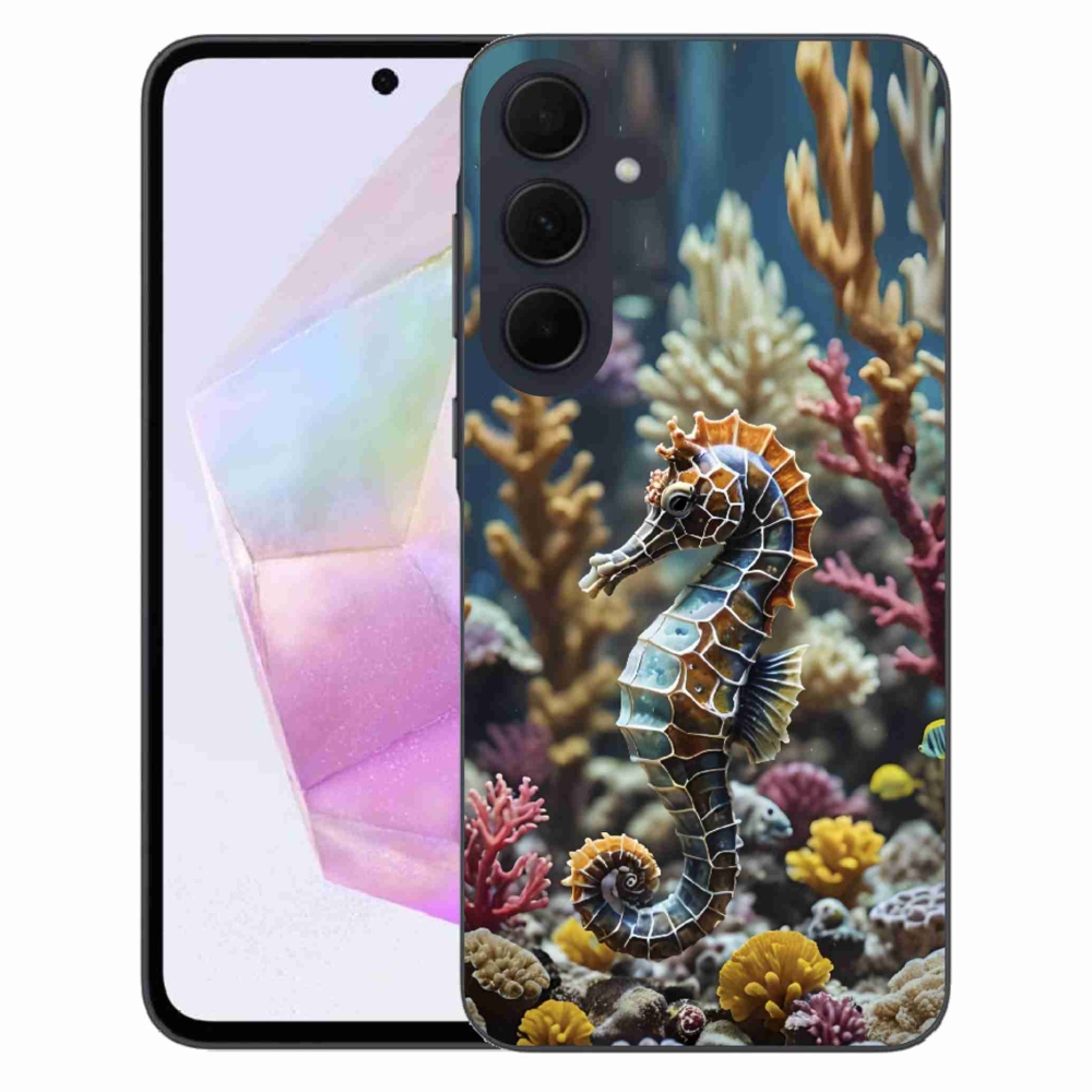 Gelový kryt mmCase na Samsung Galaxy A35 5G - mořský koník 2