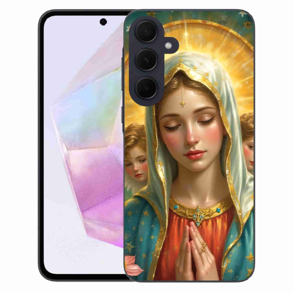 Gelový kryt mmCase na Samsung Galaxy A35 5G - náboženský motiv 3