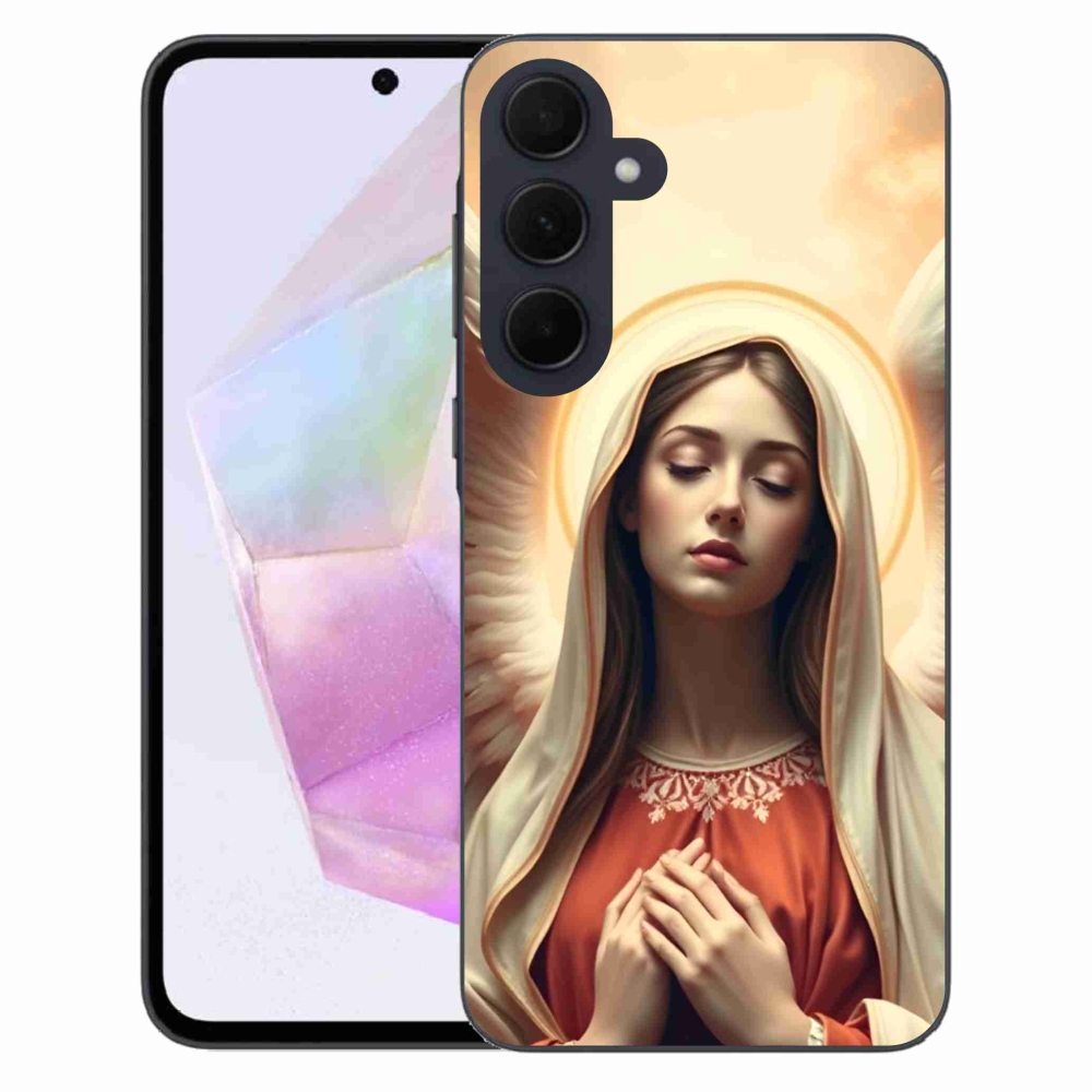 Gelový kryt mmCase na Samsung Galaxy A35 5G - náboženský motiv