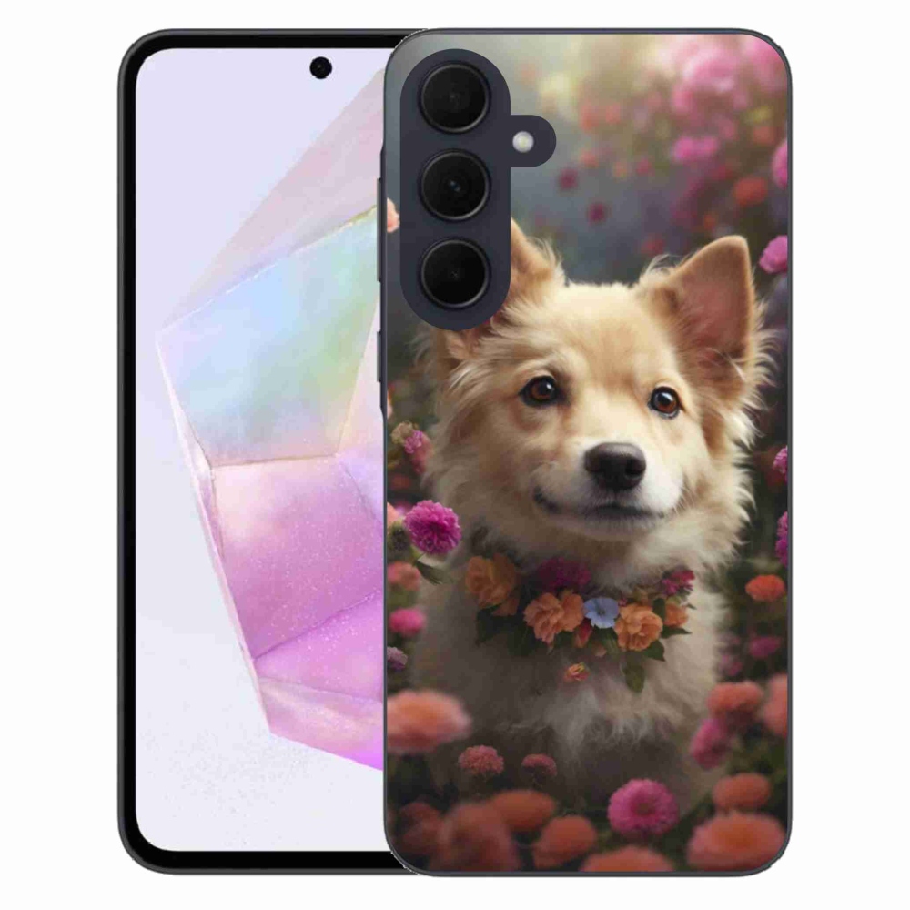 Gelový kryt mmCase na Samsung Galaxy A35 5G - německý špic