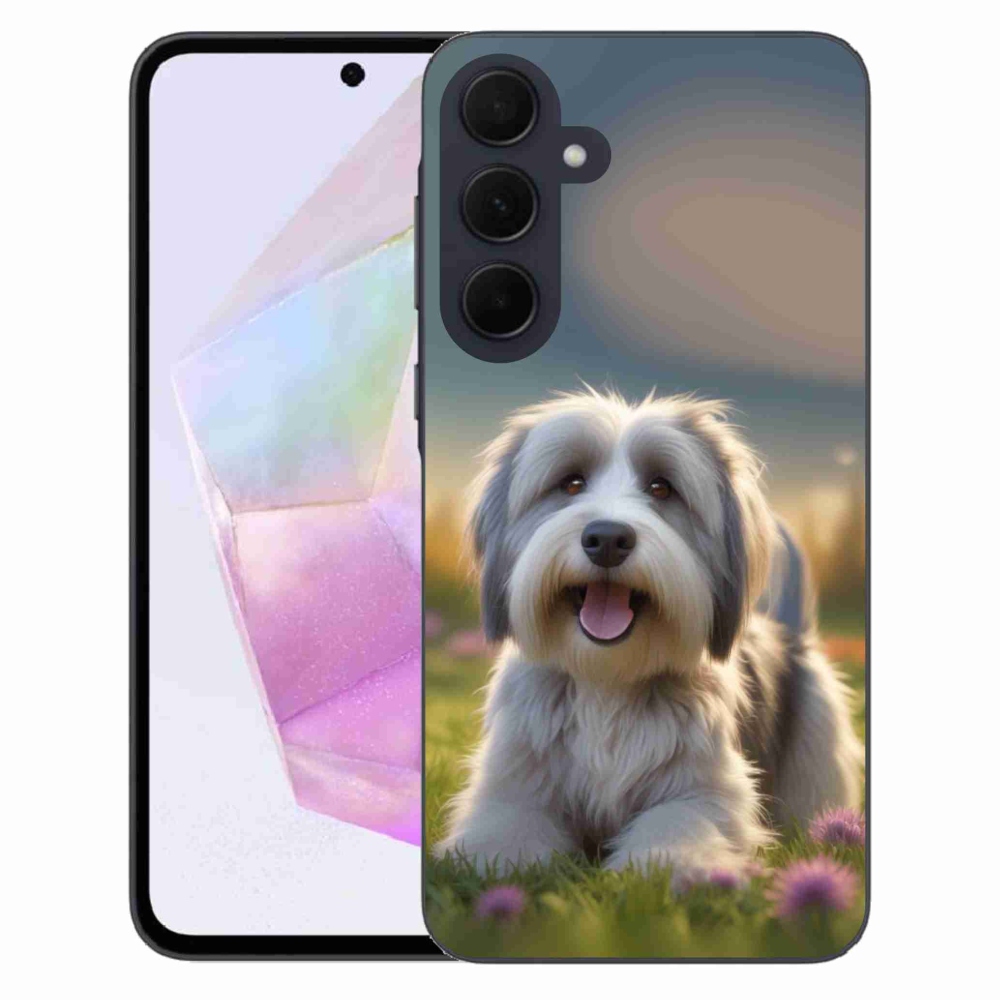 Gelový kryt mmCase na Samsung Galaxy A35 5G - roztomilý havanský psík