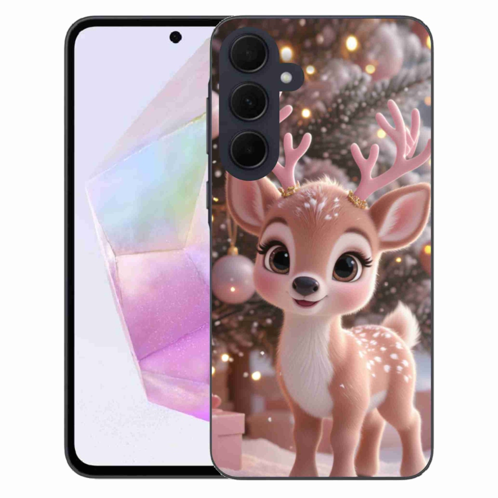 Gelový kryt mmCase na Samsung Galaxy A35 5G - roztomilý sob