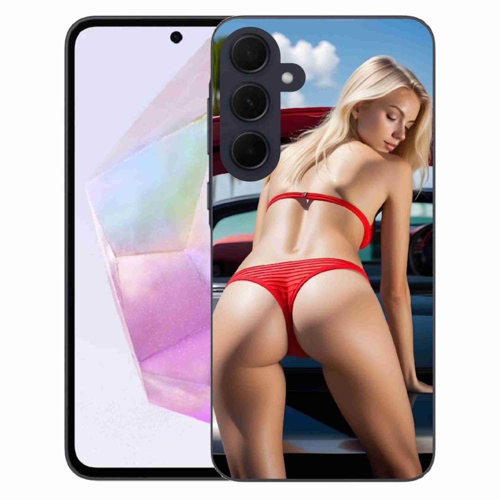 Gelový kryt mmCase na Samsung Galaxy A35 5G - sexy žena 2