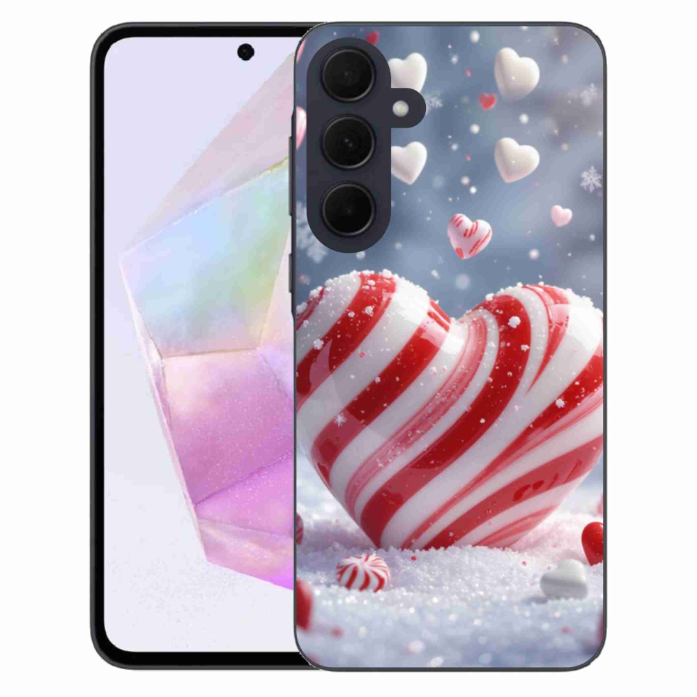 Gelový kryt mmCase na Samsung Galaxy A35 5G - sladké srdce
