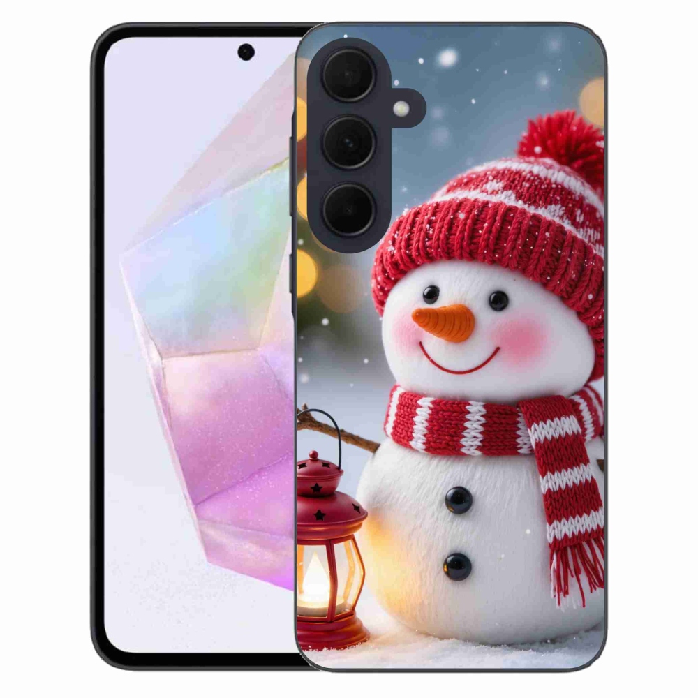 Gelový kryt mmCase na Samsung Galaxy A35 5G - sněhulák 2