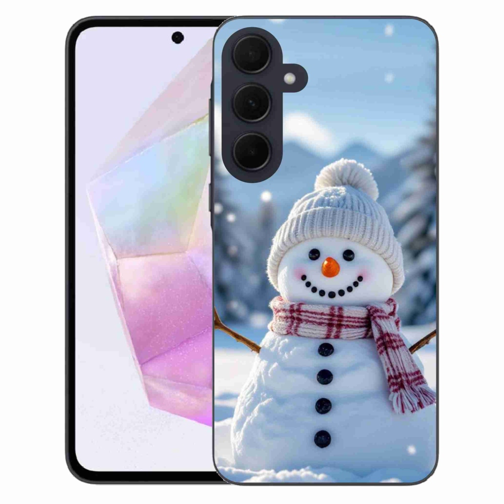 Gelový kryt mmCase na Samsung Galaxy A35 5G - sněhulák 3