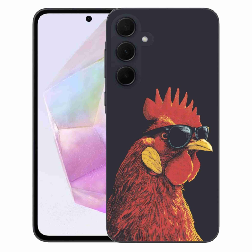 Gelový kryt mmCase na Samsung Galaxy A35 5G - stylový kohout