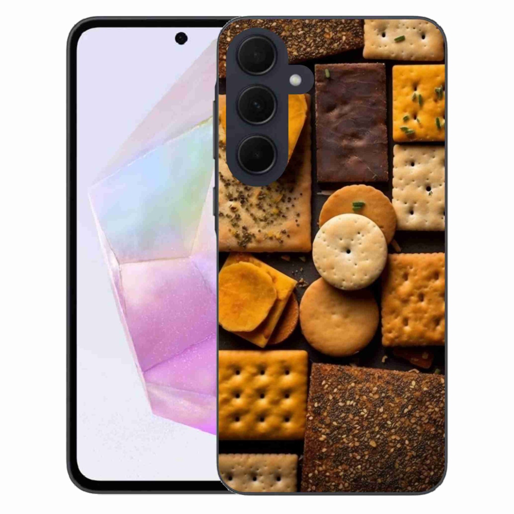 Gelový kryt mmCase na Samsung Galaxy A35 5G - sušenky