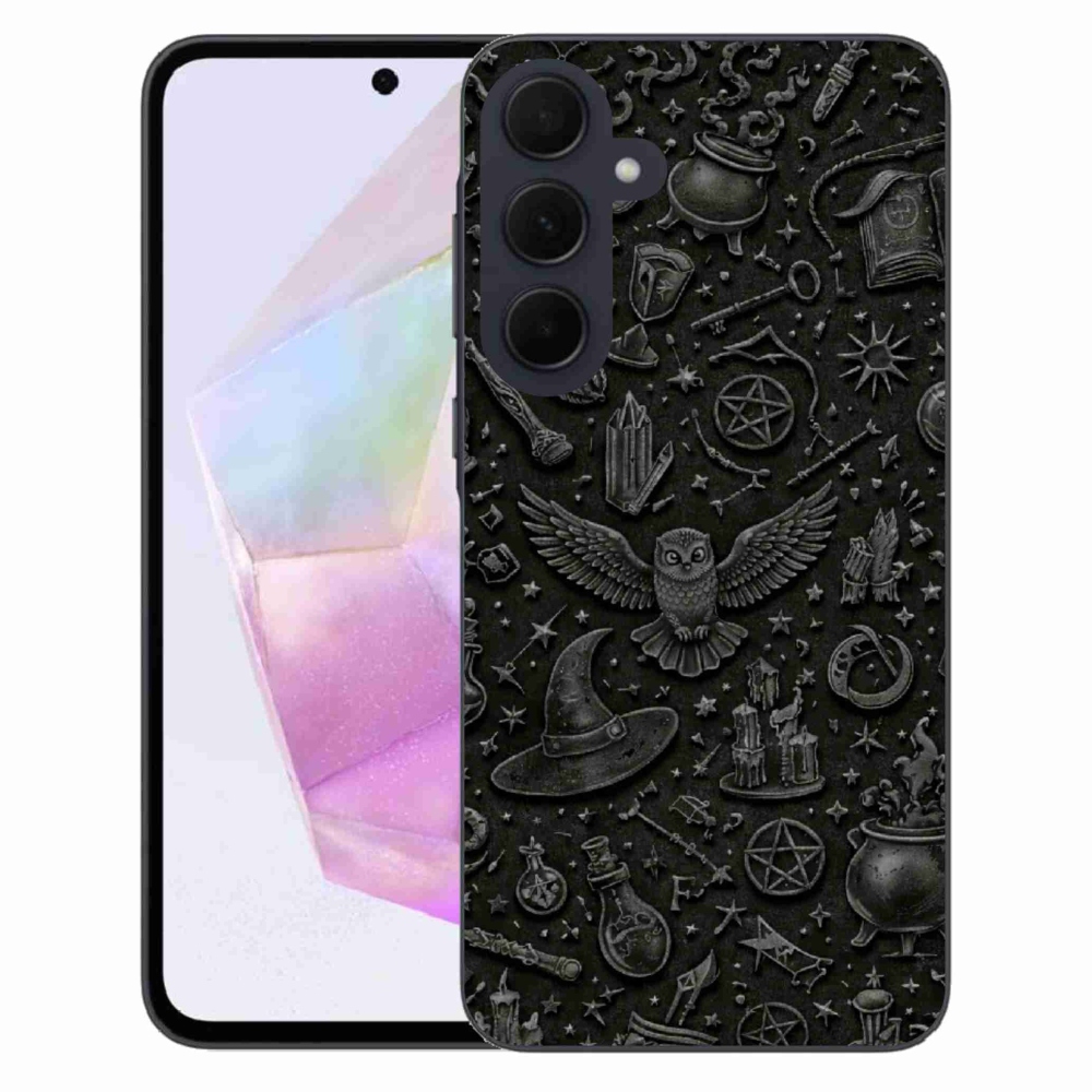 Gelový kryt mmCase na Samsung Galaxy A35 5G - tmavý magický svět